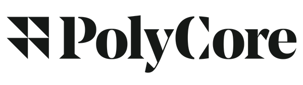 PolyCore logo in black